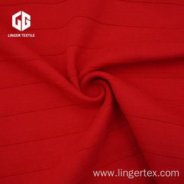 Cotton Polyester Jacquard Interlock Fabric CVC 60/40